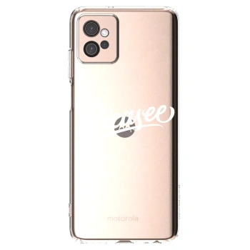 Picasee husă transparentă din silicon pentru Motorola Moto G32 - Picasee - old logo - white