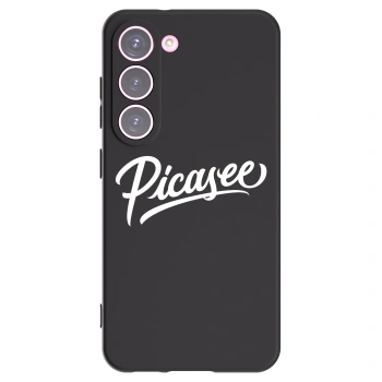 Picasee husă neagră din silicon pentru Samsung Galaxy S23 5G - Picasee - old logo - white