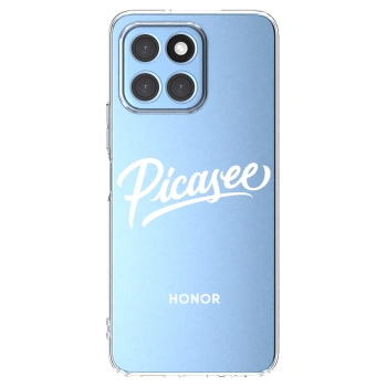 Picasee husă transparentă din silicon pentru Honor X6 - Picasee - old logo - white