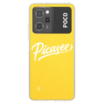 Picasee husă neagră din silicon pentru Xiaomi Poco X5 Pro - Picasee - old logo - white