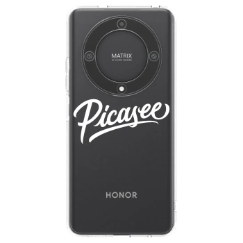 Picasee husă transparentă din silicon pentru Honor Magic5 Lite 5G - Picasee - old logo - white