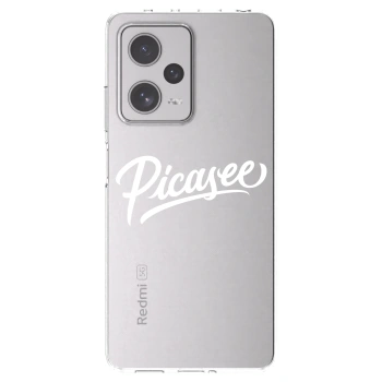 Picasee husă transparentă din silicon pentru Xiaomi Redmi Note 12 Pro+ 5G - Picasee - old logo - white