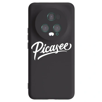 Picasee husă neagră din silicon pentru Honor Magic5 Pro - Picasee - old logo - white