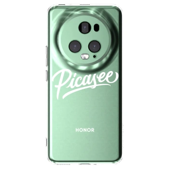 Picasee husă transparentă din silicon pentru Honor Magic5 Pro - Picasee - old logo - white