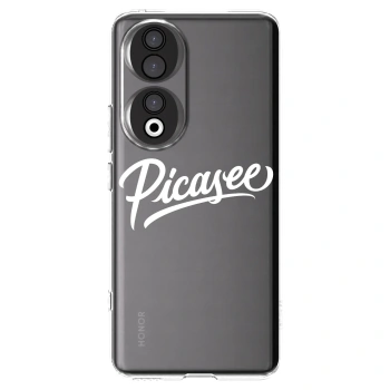 Picasee husă transparentă din silicon pentru Honor 90 5G - Picasee - old logo - white