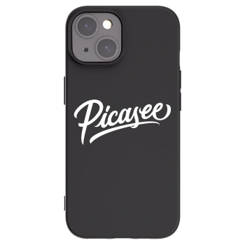 Picasee husă neagră din silicon pentru Apple iPhone 15 - Picasee - old logo - white