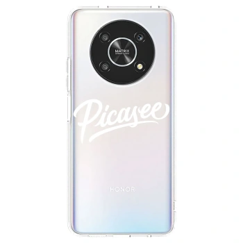 Picasee husă transparentă din silicon pentru Honor Magic4 Lite 5G - Picasee - old logo - white