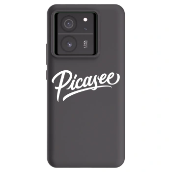 Picasee husă neagră din silicon pentru Xiaomi 13T - Picasee - old logo - white