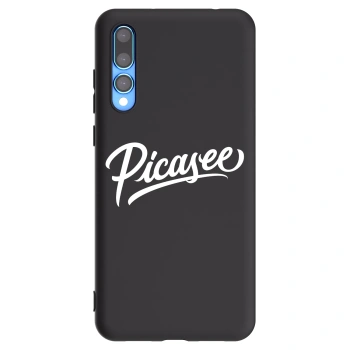 Picasee husă neagră din silicon pentru Huawei P20 Pro - Picasee - old logo - white