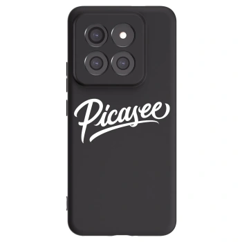 Picasee husă neagră din silicon pentru Xiaomi 14 Pro - Picasee - old logo - white