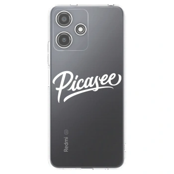 Picasee husă transparentă din silicon pentru Xiaomi Redmi 12 5G - Picasee - old logo - white