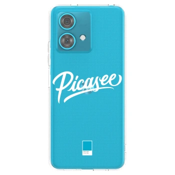 Picasee husă transparentă din silicon pentru Motorola Edge 40 Neo - Picasee - old logo - white
