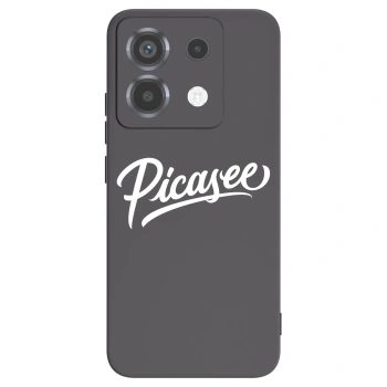 Picasee husă neagră din silicon pentru Xiaomi Poco X6 - Picasee - old logo - white
