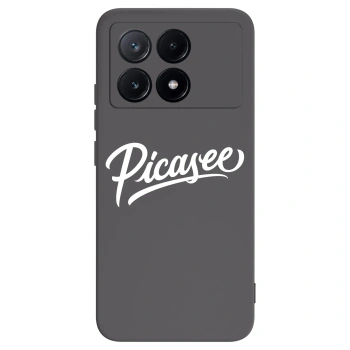 Picasee husă neagră din silicon pentru Xiaomi Poco X6 Pro - Picasee - old logo - white