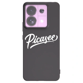 Picasee husă neagră din silicon pentru Xiaomi Redmi Note 13 Pro 5G - Picasee - old logo - white