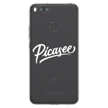 Husă pentru Xiaomi Mi A1 Global - Picasee - old logo - white