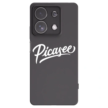 Picasee husă neagră din silicon pentru Xiaomi Redmi Note 13 Pro 4G - Picasee - old logo - white
