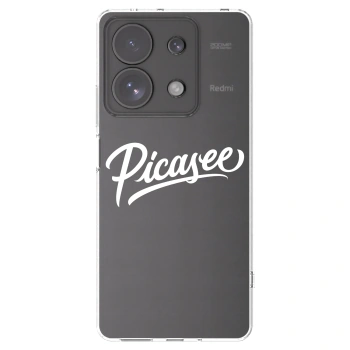 Picasee husă transparentă din silicon pentru Xiaomi Redmi Note 13 Pro 4G - Picasee - old logo - white