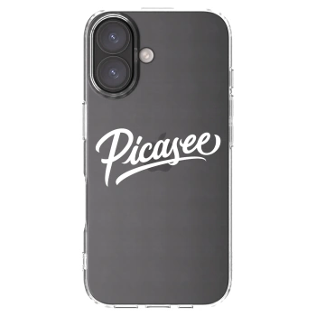 Picasee husă transparentă din silicon pentru Apple iPhone 16 - Picasee - old logo - white
