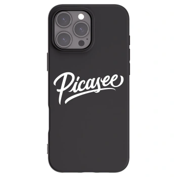 Picasee husă neagră din silicon pentru Apple iPhone 16 Pro Max - Picasee - old logo - white