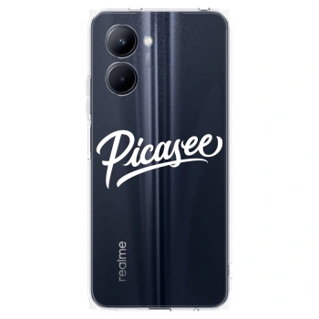 Picasee husă transparentă din silicon pentru Realme C33 (2023) - Picasee - old logo - white