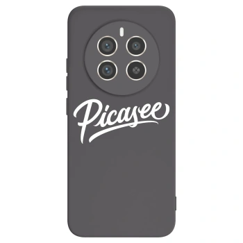 Picasee husă neagră din silicon pentru Realme 12 Pro 5G - Picasee - old logo - white