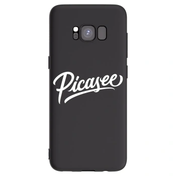 Picasee husă neagră din silicon pentru Samsung Galaxy S8 G950F - Picasee - old logo - white