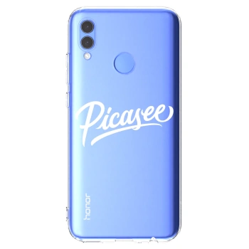Picasee husă transparentă din silicon pentru Honor 10 Lite - Picasee - old logo - white