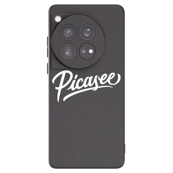 Picasee husă neagră din silicon pentru OnePlus 12 5G - Picasee - old logo - white