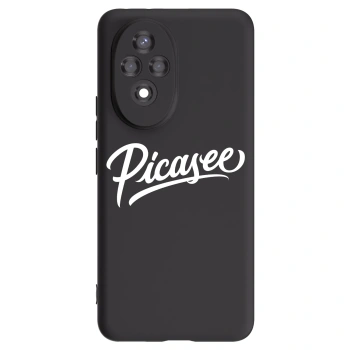 Picasee husă neagră din silicon pentru Honor 200 Pro 5G - Picasee - old logo - white
