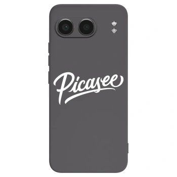 Picasee husă neagră din silicon pentru OnePlus Nord 4 - Picasee - old logo - white