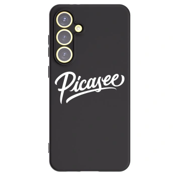 Picasee husă neagră din silicon pentru Samsung Galaxy S24 FE S721B - Picasee - old logo - white
