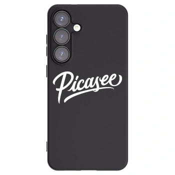 Picasee husă neagră din silicon pentru Samsung Galaxy S25+ 5G - Picasee - old logo - white