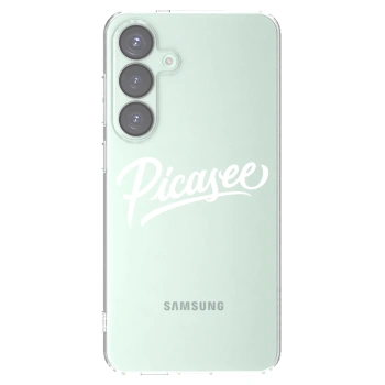 Picasee husă transparentă din silicon pentru Samsung Galaxy S25+ 5G - Picasee - old logo - white