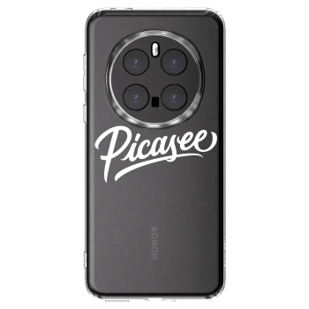 Picasee husă transparentă din silicon pentru Honor Magic7 Pro 5G - Picasee - old logo - white
