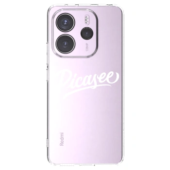Picasee husă transparentă din silicon pentru Xiaomi Redmi Note 14 4G - Picasee - old logo - white