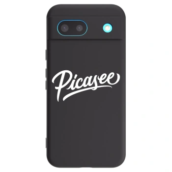 Picasee husă neagră din silicon pentru Google Pixel 8 - Picasee - old logo - white