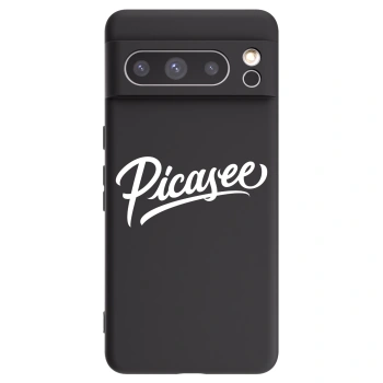 Picasee husă neagră din silicon pentru Google Pixel 8 Pro - Picasee - old logo - white