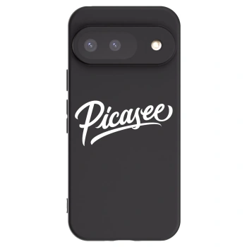 Picasee husă neagră din silicon pentru Google Pixel 9 - Picasee - old logo - white
