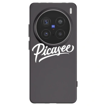 Picasee husă neagră din silicon pentru Vivo X200 Pro - Picasee - old logo - white
