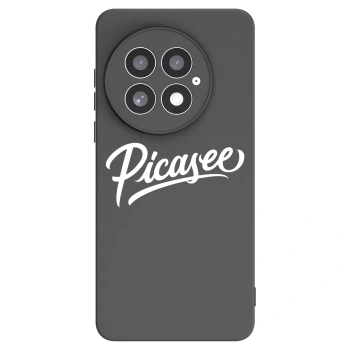 Picasee husă neagră din silicon pentru OnePlus 13 5G - Picasee - old logo - white
