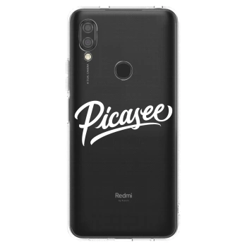 Picasee husă transparentă din silicon pentru Xiaomi Redmi 7 - Picasee - old logo - white