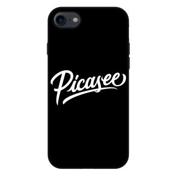 Husă pentru Apple iPhone 8 - Picasee - old logo - white