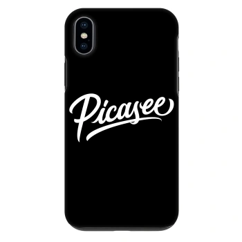 Husă pentru Apple iPhone XS Max - Picasee - old logo - white