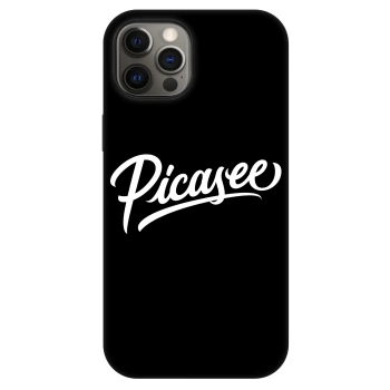 Husă pentru Apple iPhone 12 Pro - Picasee - old logo - white