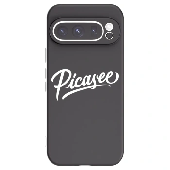 Picasee husă neagră din silicon pentru Google Pixel 9 Pro XL - Picasee - old logo - white