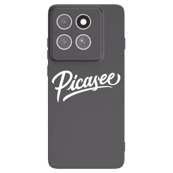 Picasee husă neagră din silicon pentru Motorola Edge 60 Fusion - Picasee - old logo - white