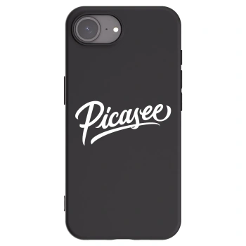 Picasee husă neagră din silicon pentru Apple iPhone 17e - Picasee - old logo - white