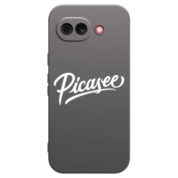 Picasee husă neagră din silicon pentru Google Pixel 10a - Picasee - old logo - white