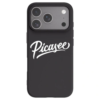 Picasee husă neagră din silicon pentru Apple iPhone 18 Pro - Picasee - old logo - white